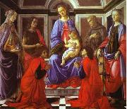 Sandro Botticelli Madonna and Child with Six Saints oil painting picture wholesale